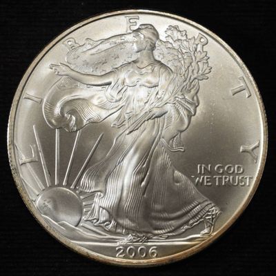 Sale Photo Thumbnail #372: 2006 AMERICAN SILVER EAGLE
