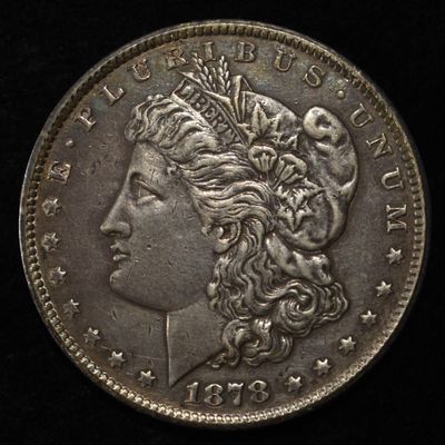 Sale Photo Thumbnail #350: 1878-CC MORGAN DOLLAR XF/AU