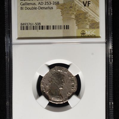 Sale Photo Thumbnail #116: 253-268 AD ROMAN EMPIRE GALLIENUS NGC VF