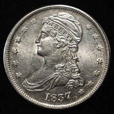 Sale Photo Thumbnail #339: 1837 BUST HALF DOLLAR BU