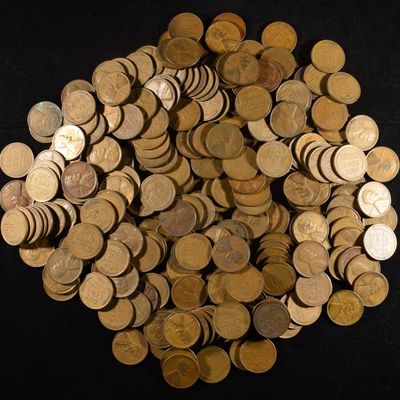 Sale Photo Thumbnail #317: (250) WHEAT CENTS FROM THE 1930'S