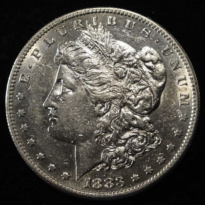Sale Photo Thumbnail #355: 1883-S MORGAN DOLLAR AU/BU