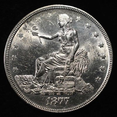 1877 TRADE DOLLAR BU