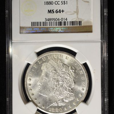 1880-CC MORGAN DOLLAR NGC MS-64+