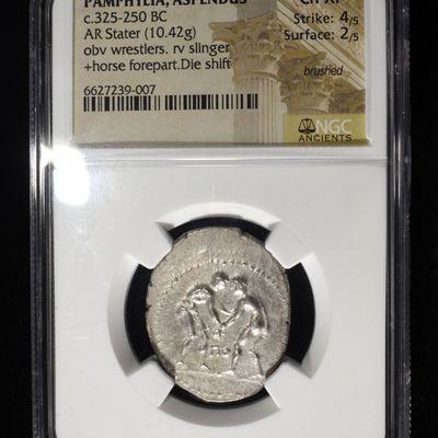 Sale Photo Thumbnail #204: c.325-250 BC AR STATER NGC CH XF