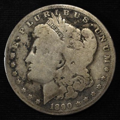 1890-O MORGAN DOLLAR
