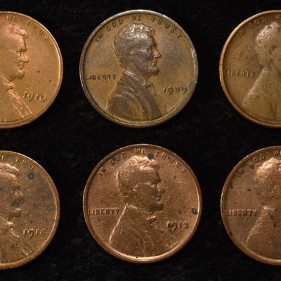 Sale Photo Thumbnail #154: (6) WHEAT CENTS