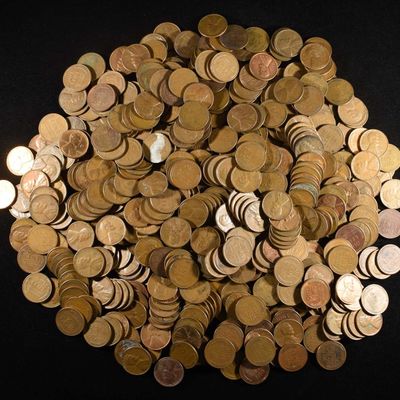Sale Photo Thumbnail #313: (500) WHEAT CENTS: MIXED DATES