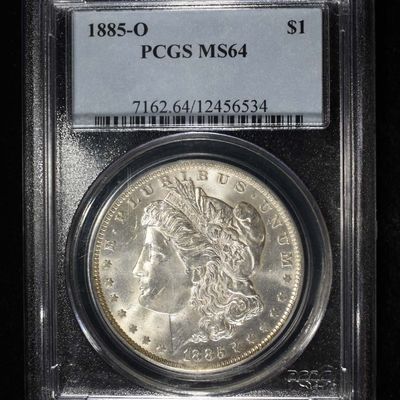 Sale Photo Thumbnail #178: 1885-O MORGAN DOLLAR PCGS MS-64