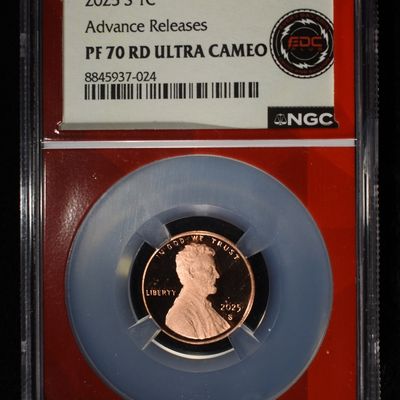 2025-S SHIELD CENT NGC PF70 RD ULTRA CAMEO