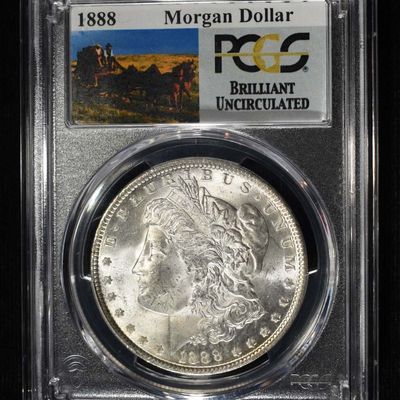 1888 MORGAN DOLLAR PCGS BU