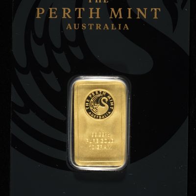 Sale Photo Thumbnail #430: PERTH MINT 10 G .9999 GOLD BAR