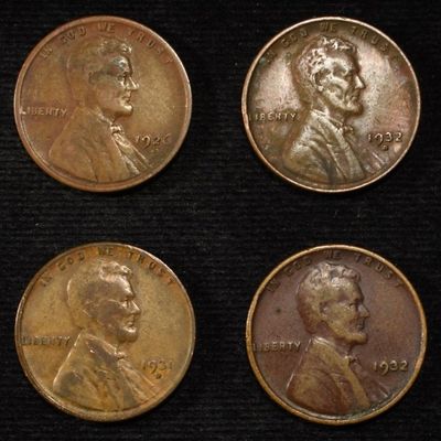 Sale Photo Thumbnail #159: 8 NICE EARLY SEMIKEY WHEAT CENTS
