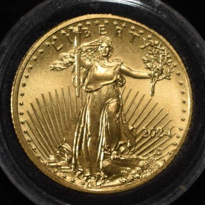 Sale Photo Thumbnail #436: 2024 $10 1/4TH OZ GOLD EAGLE