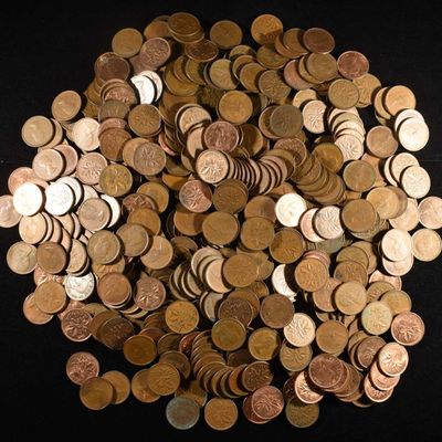 Sale Photo Thumbnail #307: (500) CANADIAN CENTS