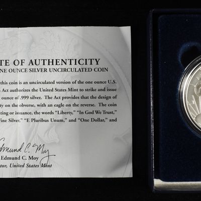 Sale Photo Thumbnail #246: 2008-W AMERICAN SILVER EAGLE