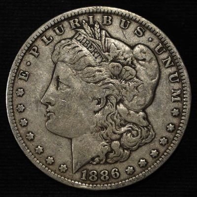 Sale Photo Thumbnail #358: 1886-O MORGAN DOLLAR VF
