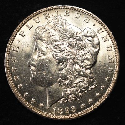 1893-O MORGAN DOLLAR CH BU