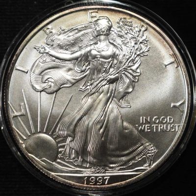 Sale Photo Thumbnail #240: 1997 AMERICAN SILVER EAGLE