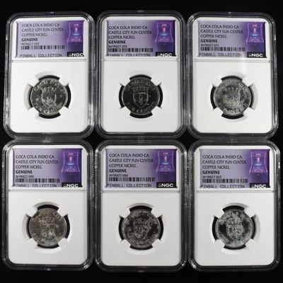 Sale Photo Thumbnail #379: (6) COCA COLA INDIO CA NGC GENUINE