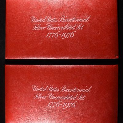 Sale Photo Thumbnail #235: (2) 1976 SILVER MINT SET