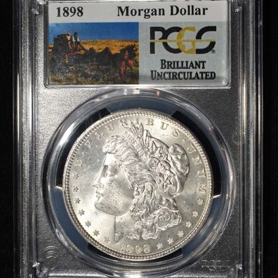 1898 MORGAN DOLLAR PCGS BU