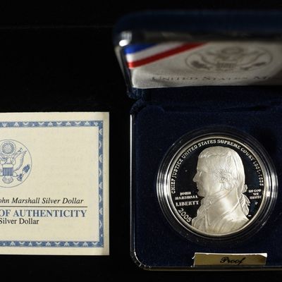Sale Photo Thumbnail #267: 2005-P $1 COMMEM CHIEF JUSTICE MARSHALL PROOF