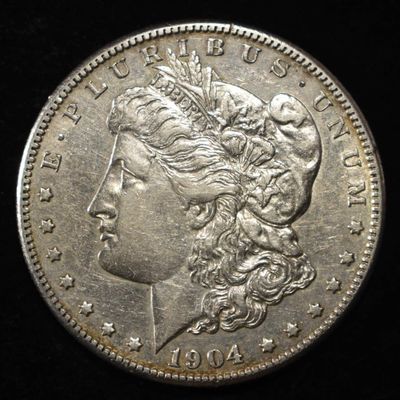 Sale Photo Thumbnail #189: 1904-S MORGAN DOLLAR AU/BU