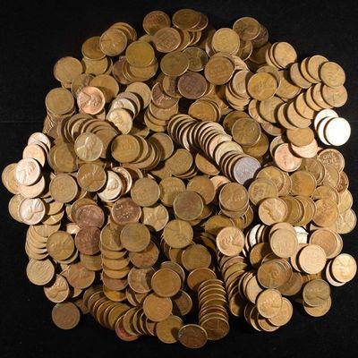 Sale Photo Thumbnail #131: (500) WHEAT CENTS: MIXED DATES