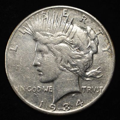 Sale Photo Thumbnail #198: 1934-S PEACE DOLLAR  XF