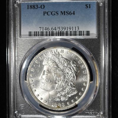 Sale Photo Thumbnail #175: 1883-O MORGAN DOLLAR PCGS MS-64