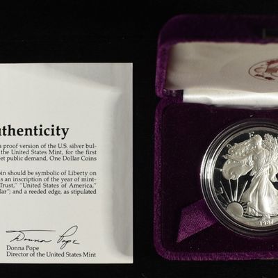 Sale Photo Thumbnail #239: 1987-S AMERICAN SILVER EAGLE PROOF