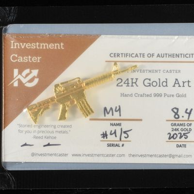 Sale Photo Thumbnail #427: M4 8.4 GRAMS OF 24K GOLD