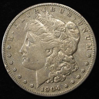Sale Photo Thumbnail #365: 1904-S MORGAN DOLLAR XF
