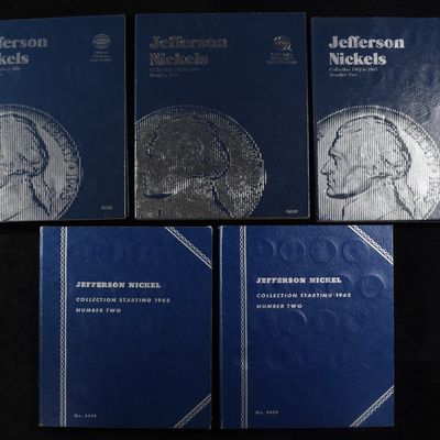Sale Photo Thumbnail #224: (5) JEFFERSON NICKEL COLLECTIONS