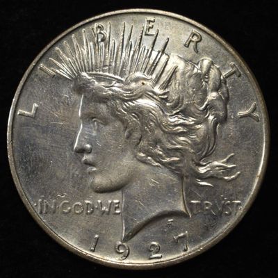 Sale Photo Thumbnail #195: 1927-D PEACE DOLLAR AU/BU