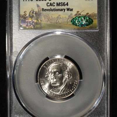Sale Photo Thumbnail #336: 1776-2026-D REVOLUTIONARY WAR QUARTER CAC MS-64