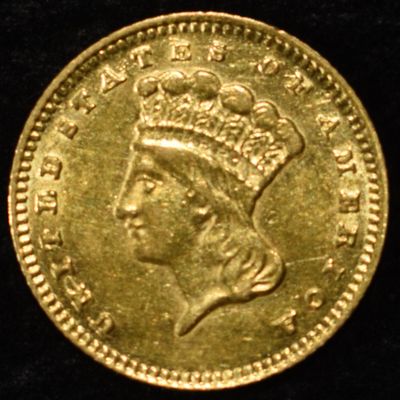 Sale Photo Thumbnail #438: 1888 $1 GOLD AU