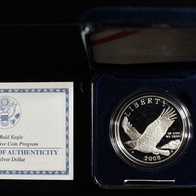 Sale Photo Thumbnail #268: 2008-P $1 COMMEM BALD EAGLE PROOF