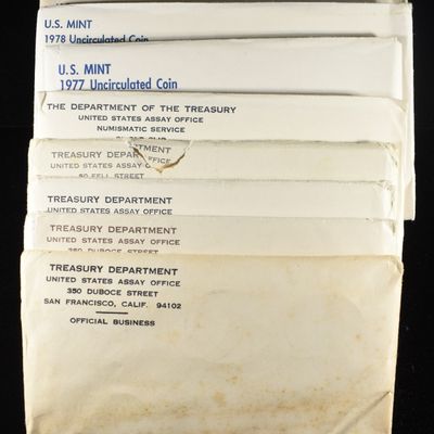 Sale Photo Thumbnail #278: 1968-1972 & 1977-1979 MINT SETS
