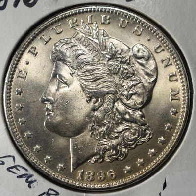 1896 MORGAN DOLLAR GEM BU