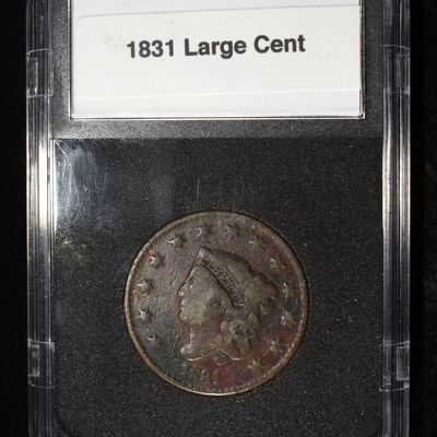 1831 CORONET HEAD LARGE CENT