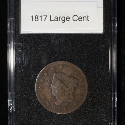 1817 CORONET HEAD LARGE CENT