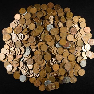 (500) 40'S & 50'S WHEAT CENTS
