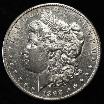 1893-O MORGAN DOLLAR CH AU/UNC