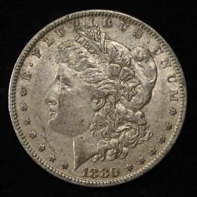 1880-O MORGAN DOLLAR XF/AU