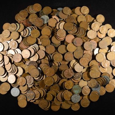 (500) 40'S & 50'S WHEAT CENTS