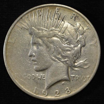 1928-S PEACE DOLLAR FINE