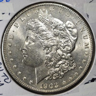 1903 MORGAN DOLLAR CH TO GEM BU
