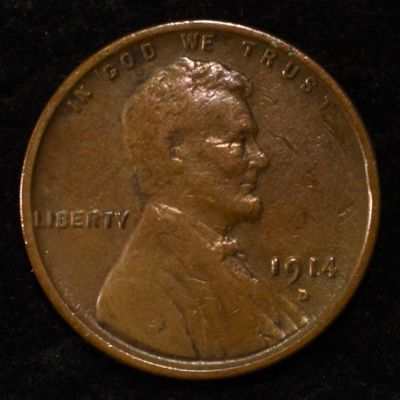 1914-D WHEAT CENT XF